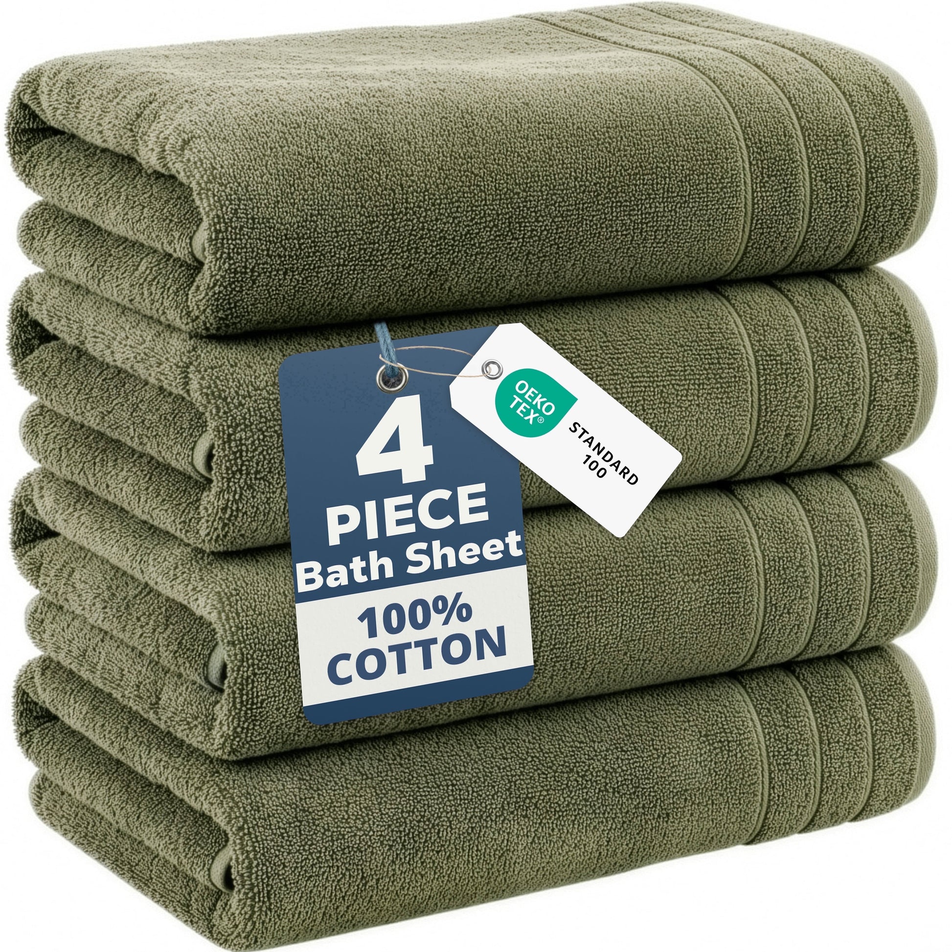 4-Piece Oversized Bath Sheets Set