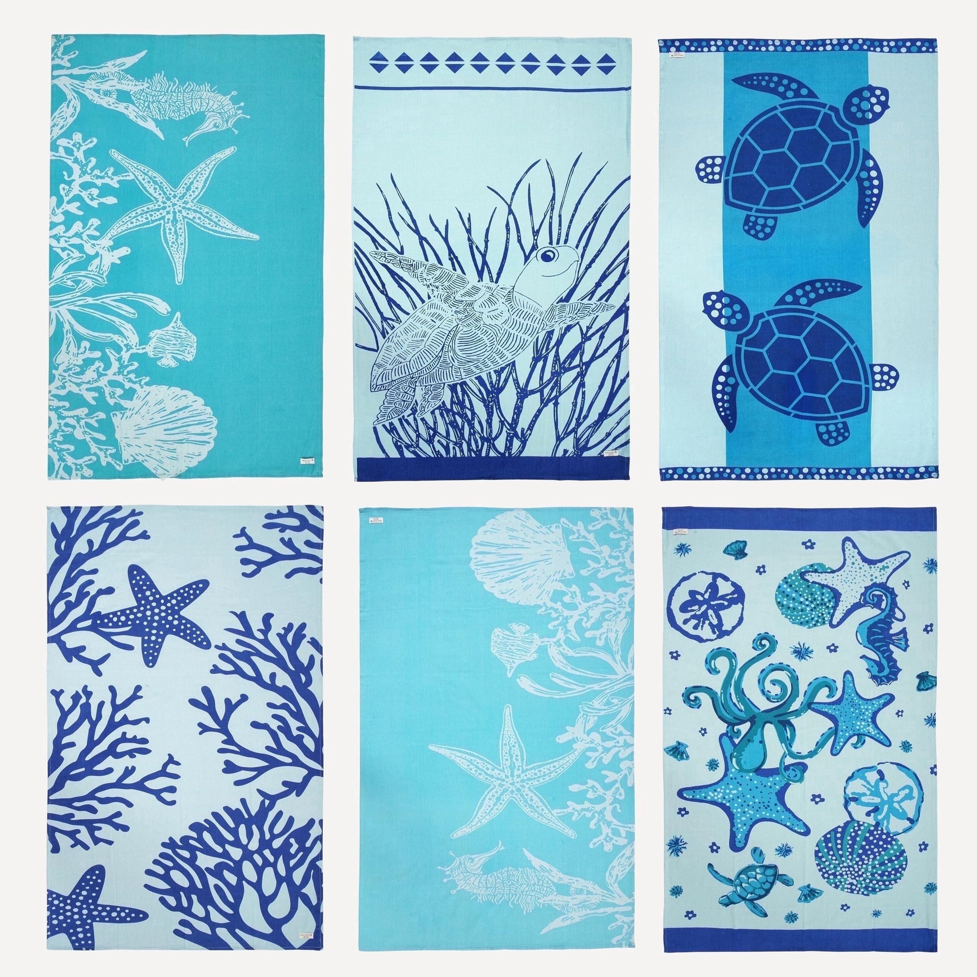 Cotton Hammam Beach Towels Multi-Pack