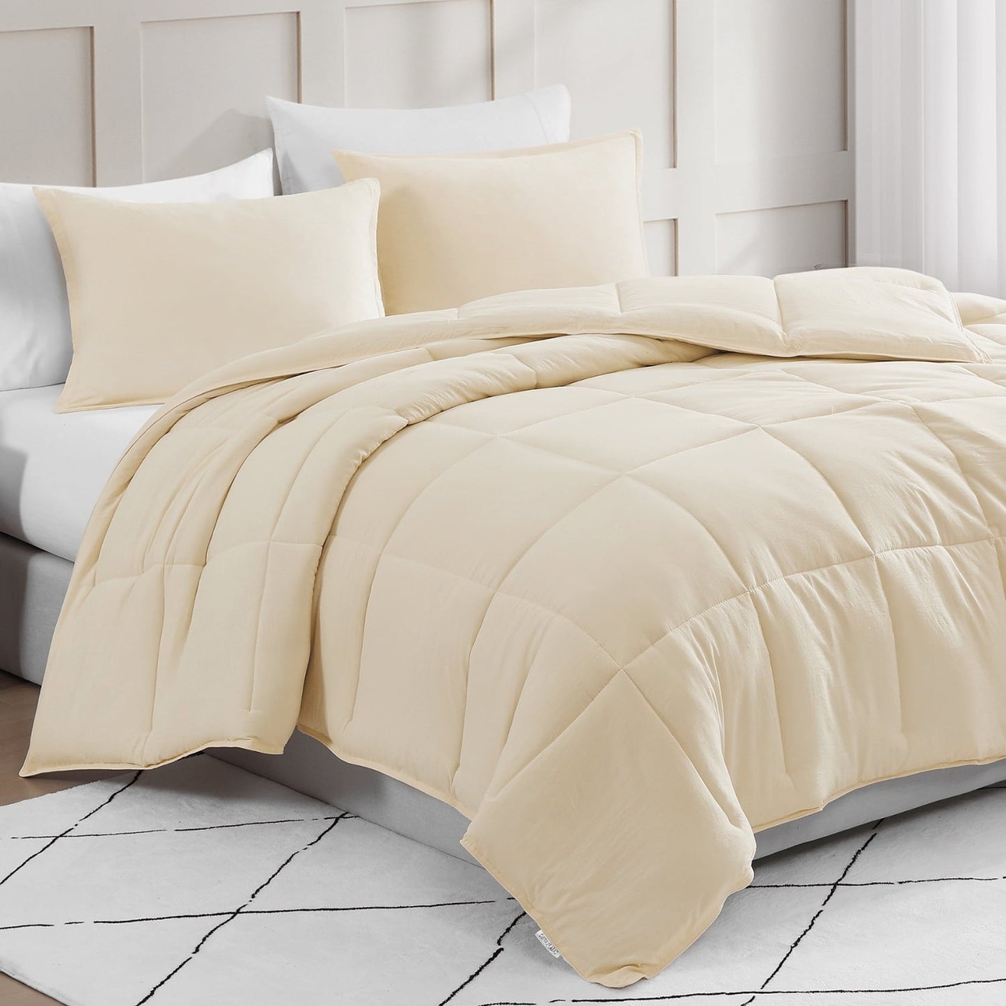 Down-Alternative Comforter cp-gallery: color=Ivory; size=King