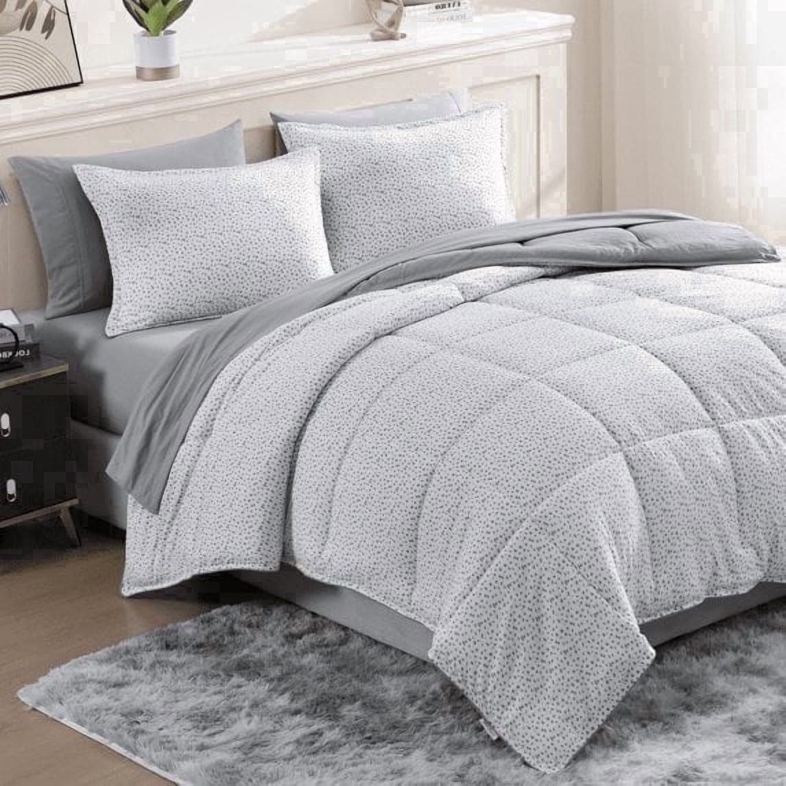 Bed in a Bag cp-gallery: color=White Base Grey Dot; size=Full