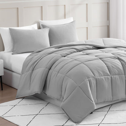 Down-Alternative Comforter cp-gallery: color=Silver; size=King