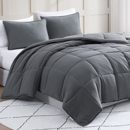 Down-Alternative Comforter cp-gallery: color=Charcoal; size=King