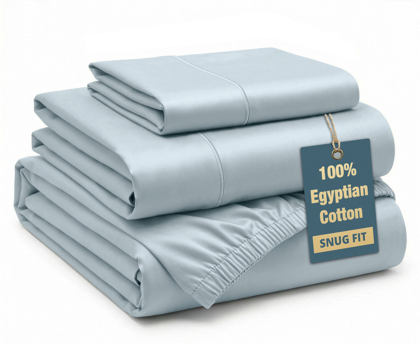 1000 Thread Count Egyptian Cotton Sheet Set cp-gallery: color=French Blue; size=King