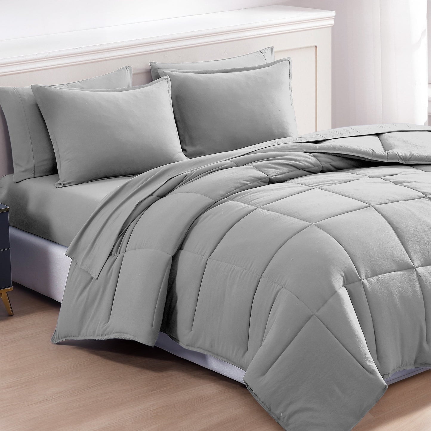 Bed in a Bag cp-gallery: color=Silver; size=Queen