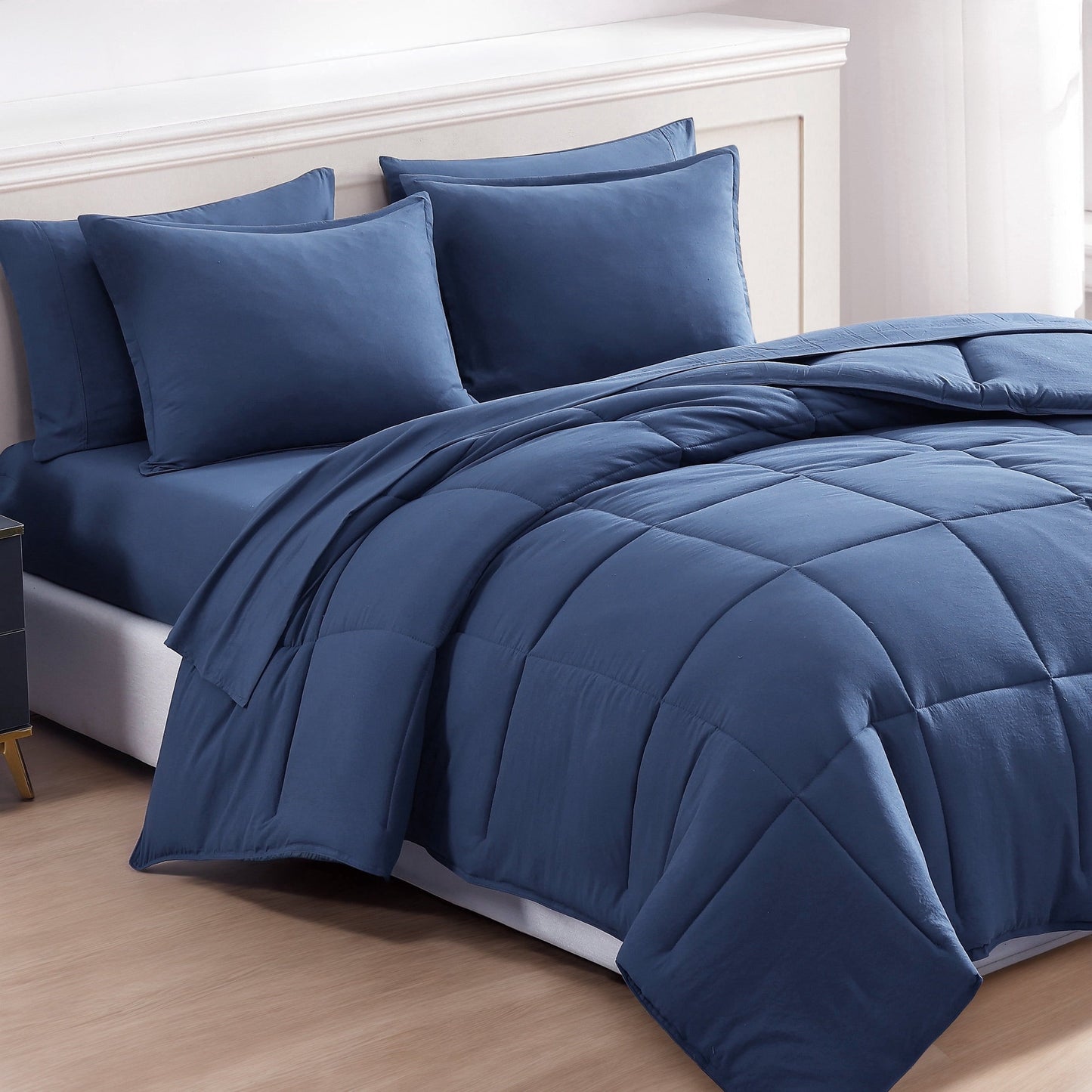Bed in a Bag cp-gallery: color=Navy; size=Twin