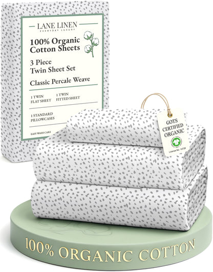 100% Organic Cotton-Haze-Grey