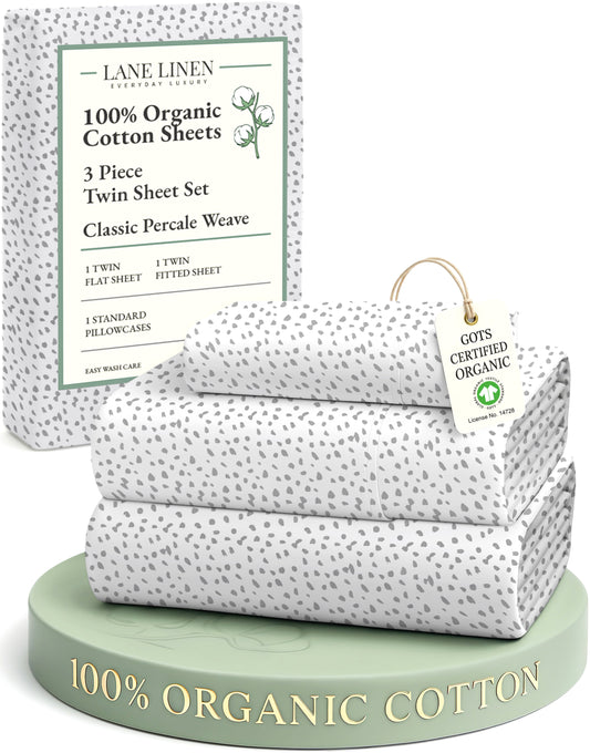 100% Organic Cotton-Haze-Grey