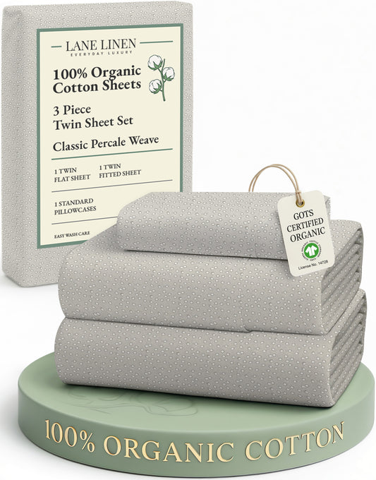 100% Organic Cotton-Snowdrop
