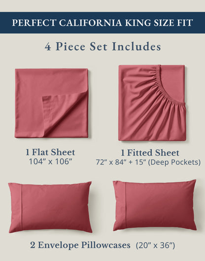 100% Organic Cotton-Mineral-Red