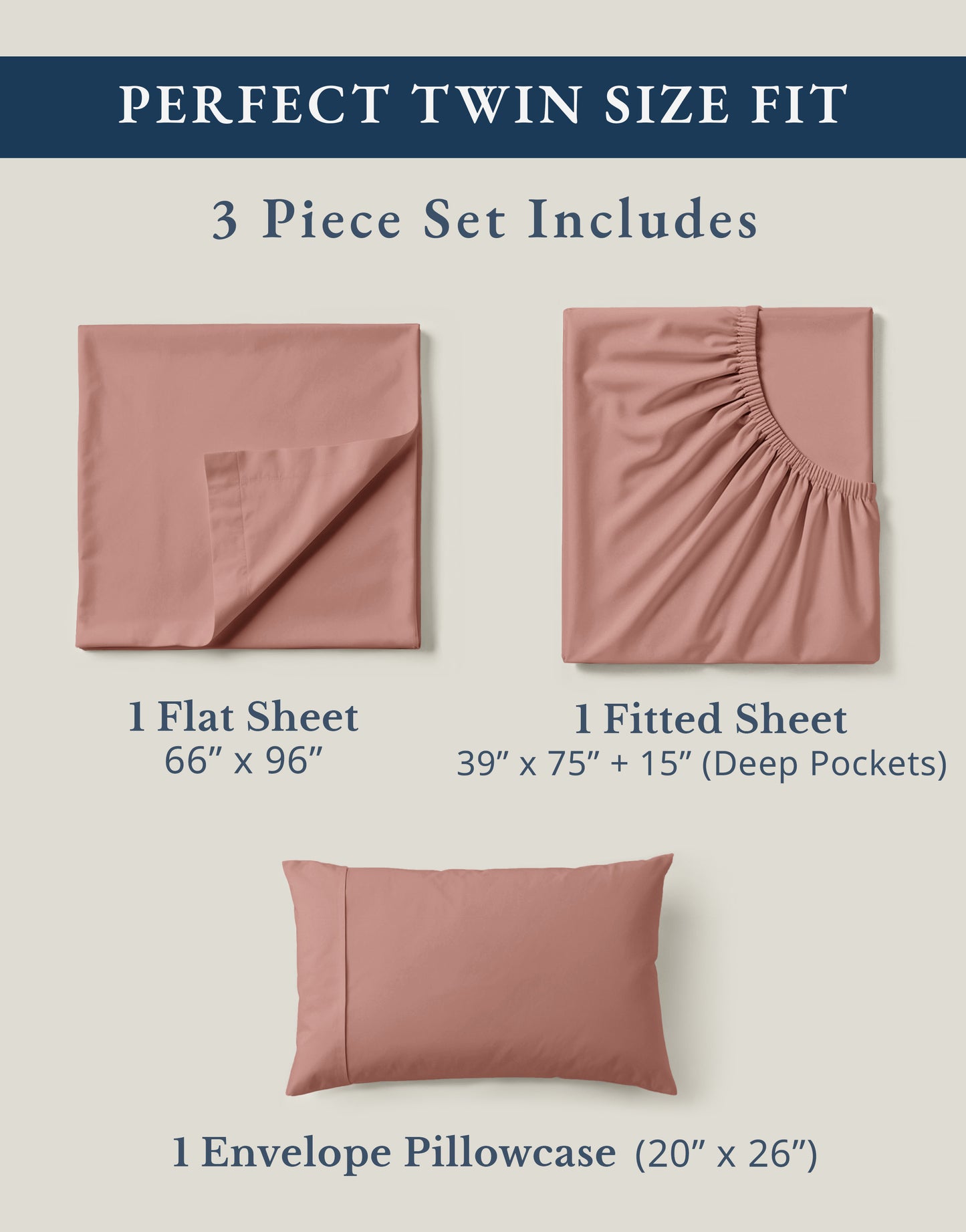 100% Organic Cotton-Rose-Dawn