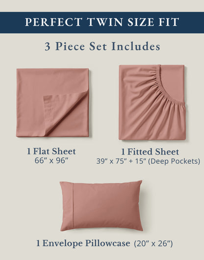 100% Organic Cotton-Rose-Dawn