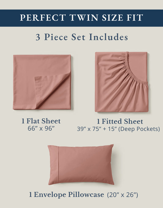 100% Organic Cotton-Rose-Dawn
