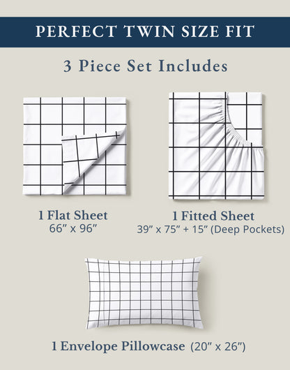 100% Organic Cotton-Windowpane