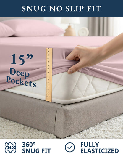 100% Organic Cotton-Sepia-Rose
