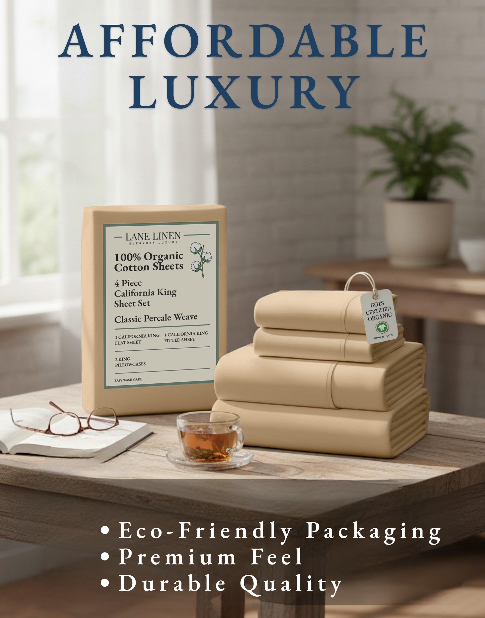 100% Organic Cotton-Linen
