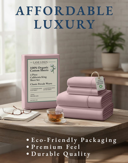 100% Organic Cotton-Sepia-Rose