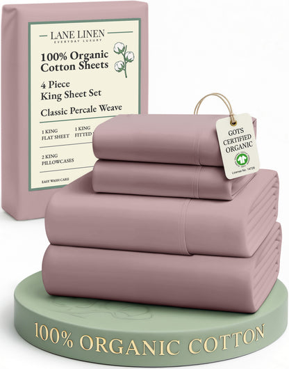 100% Organic Cotton-Lilac