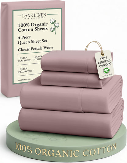 100% Organic Cotton-Lilac