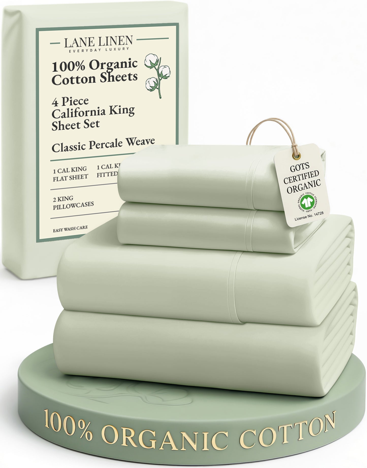 100% Organic Cotton-Mineral