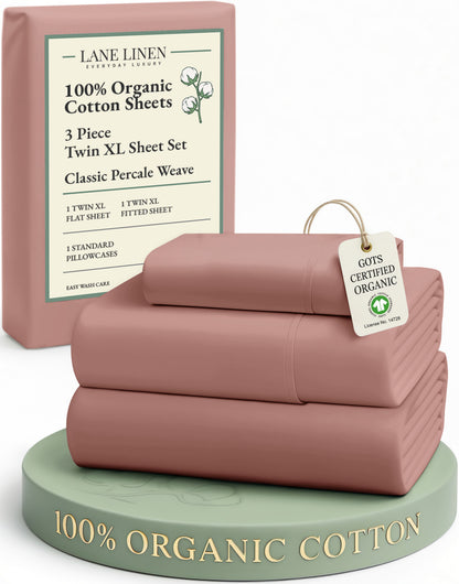 100% Organic Cotton-Rose-Dawn