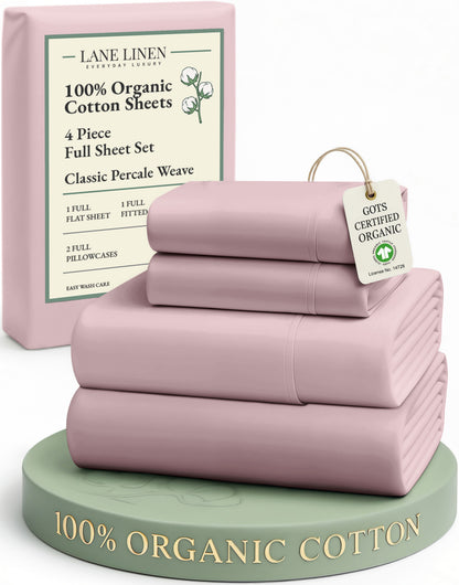 100% Organic Cotton-Sepia-Rose
