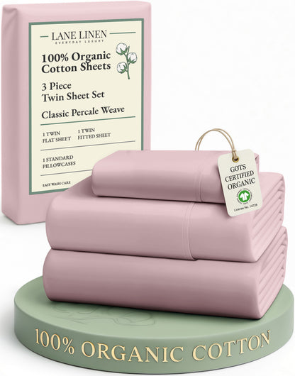 100% Organic Cotton-Sepia-Rose