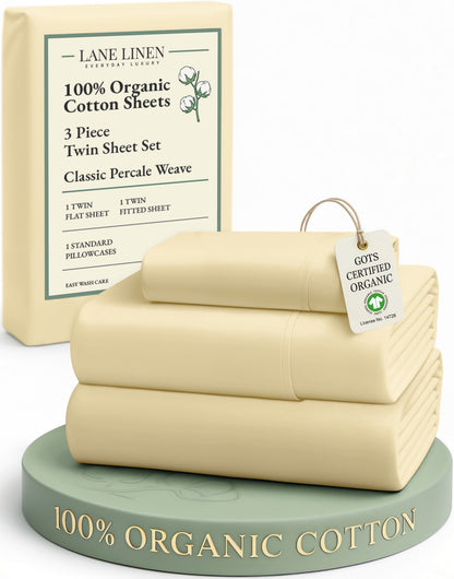 100% Organic Cotton-Vanilla