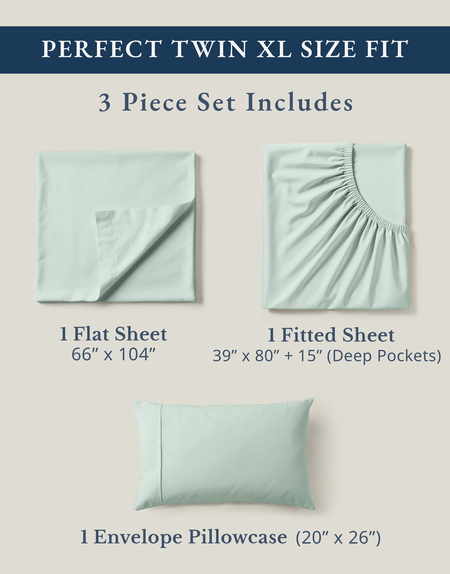 100% Organic Cotton-Cool-Blue