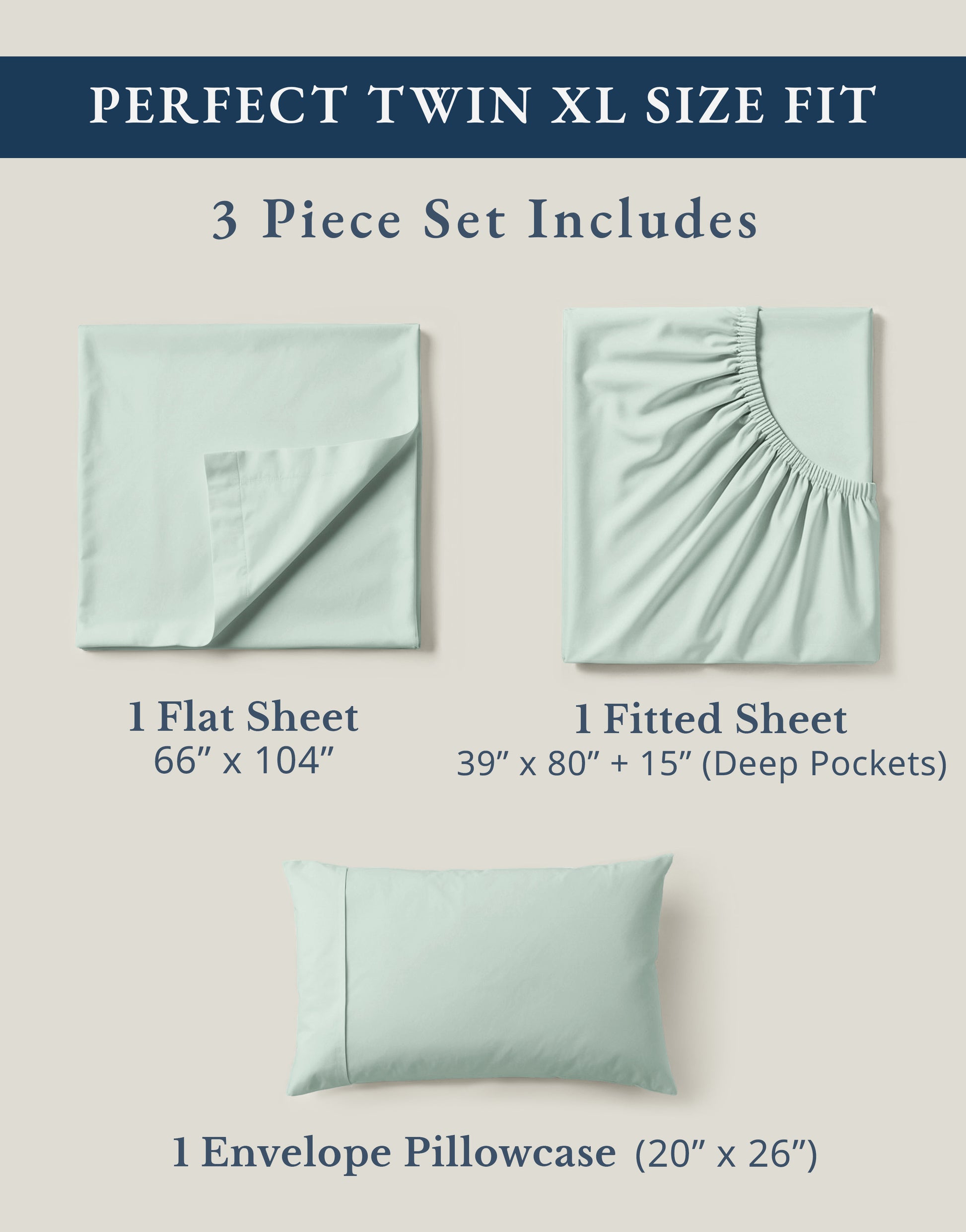 100% Organic Cotton-Cool-Blue