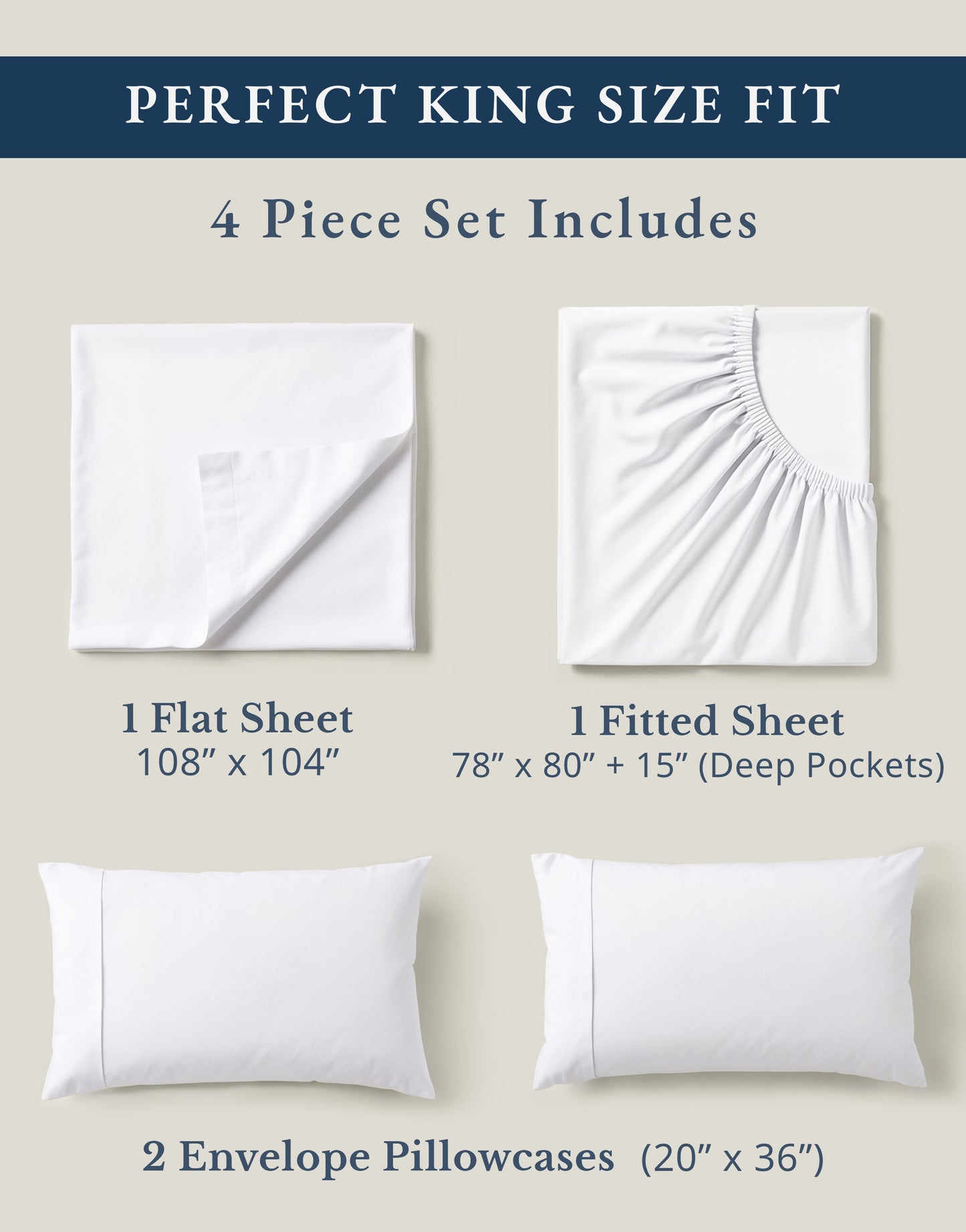 100% Organic Cotton-White