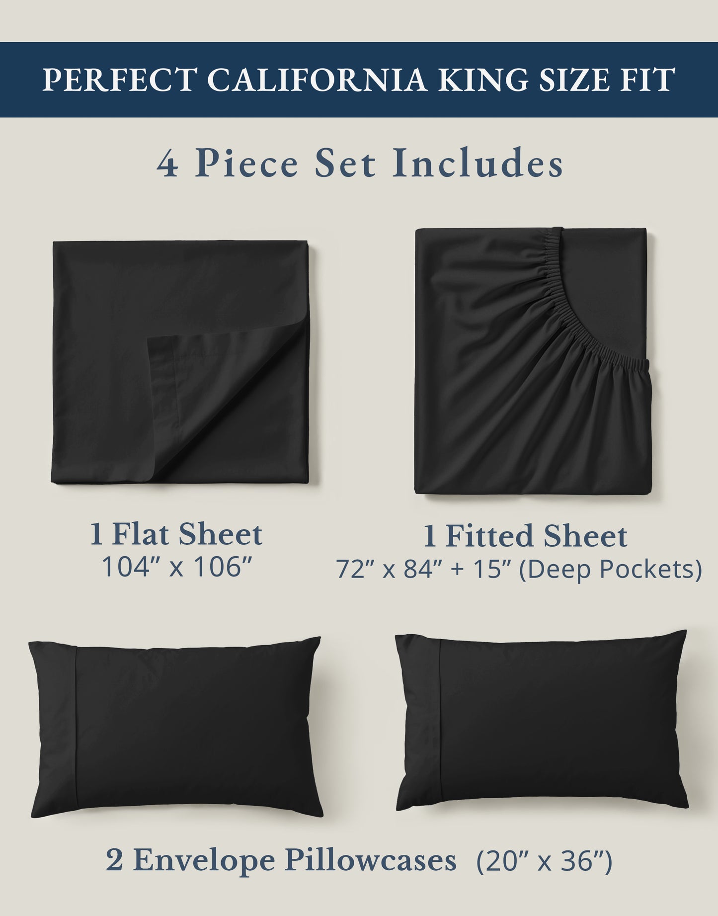 100% Organic Cotton-Black