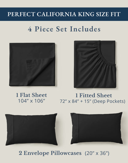 100% Organic Cotton-Black
