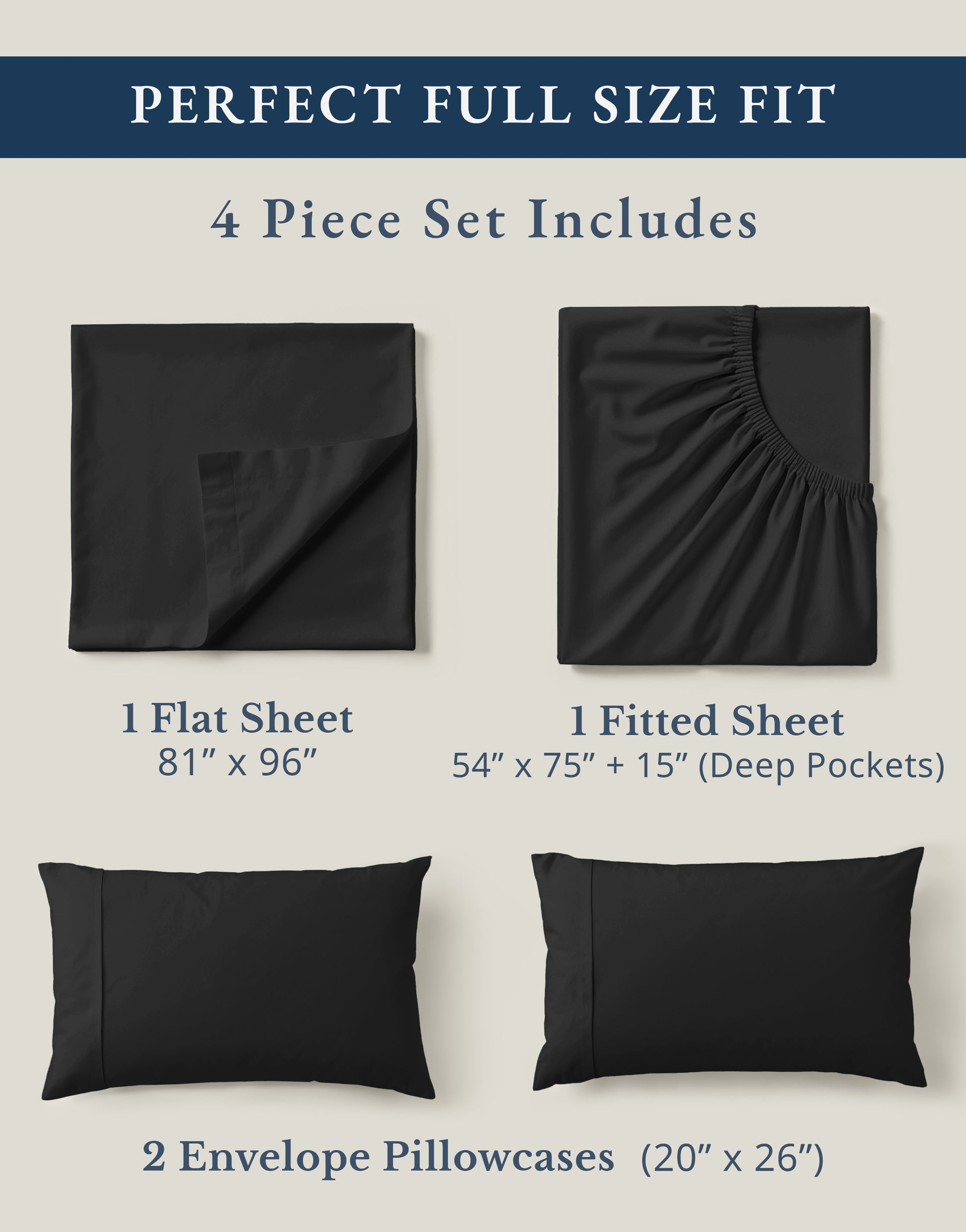 100% Organic Cotton-Black