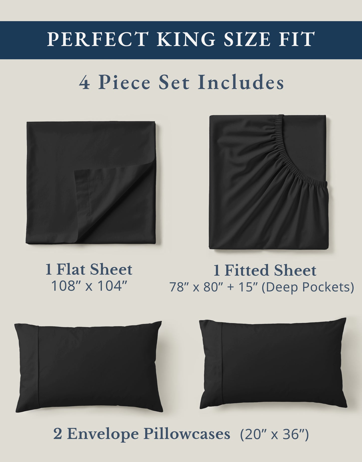 100% Organic Cotton-Black