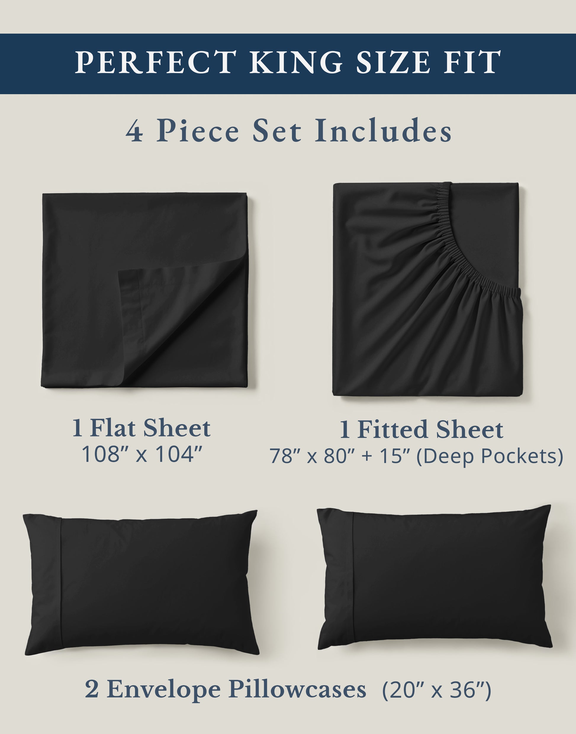 100% Organic Cotton-Black