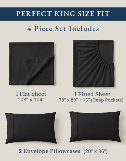 100% Organic Cotton-Black