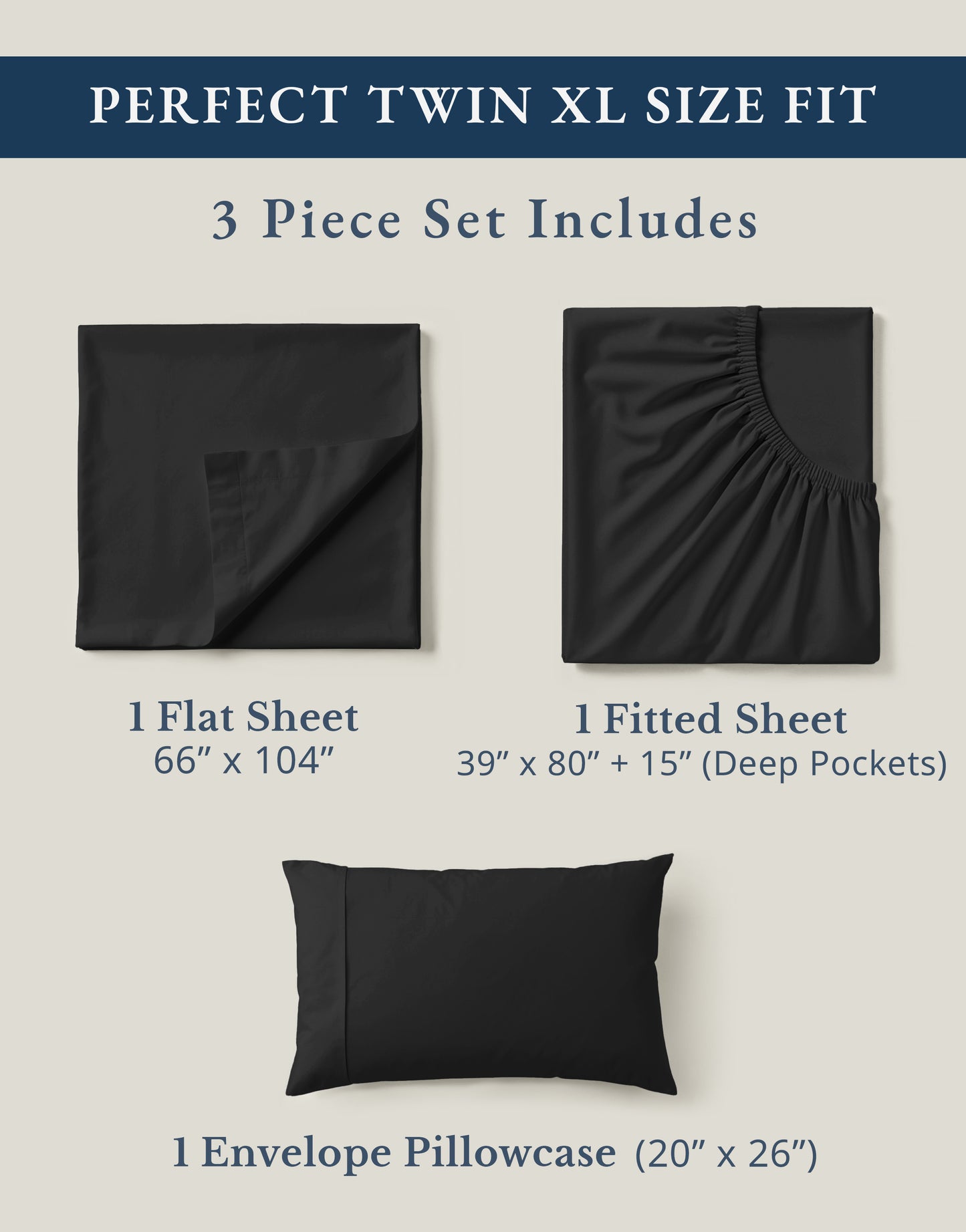 100% Organic Cotton-Black