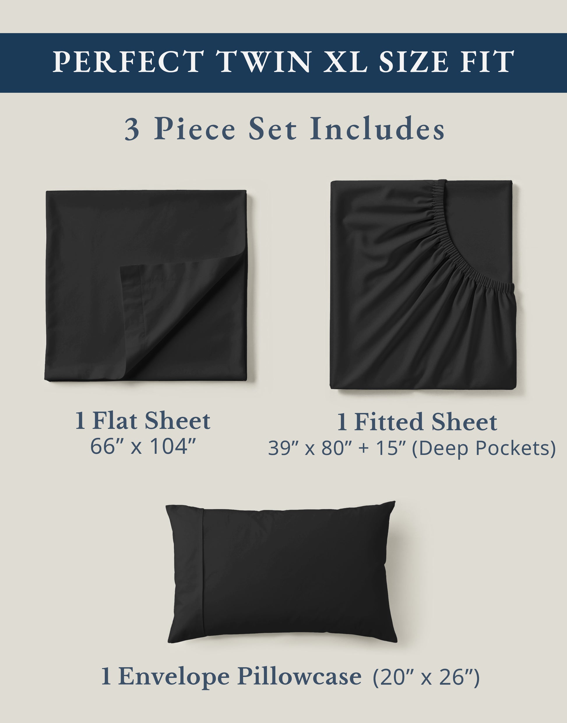 100% Organic Cotton-Black