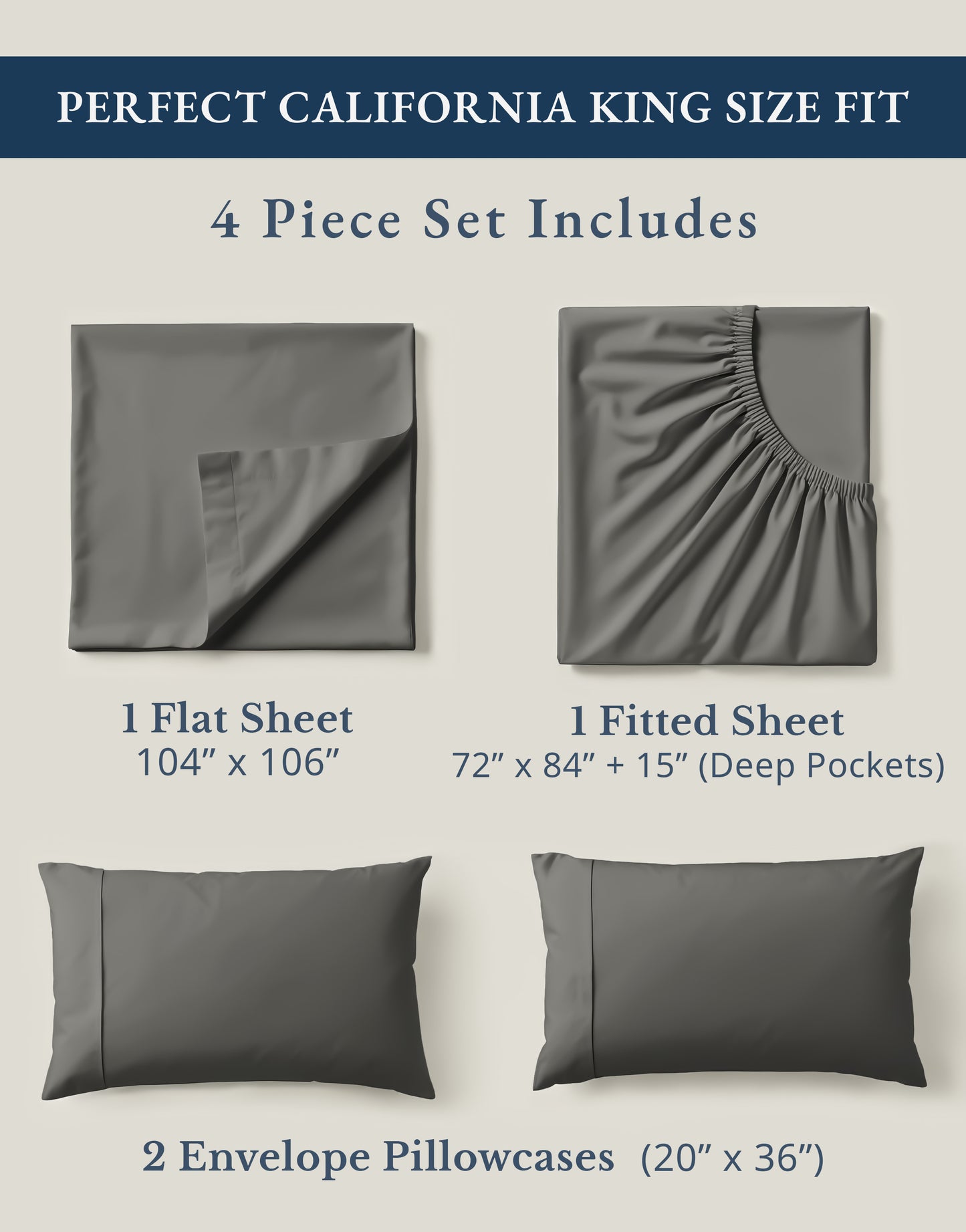 100% Organic Cotton-Charcoal