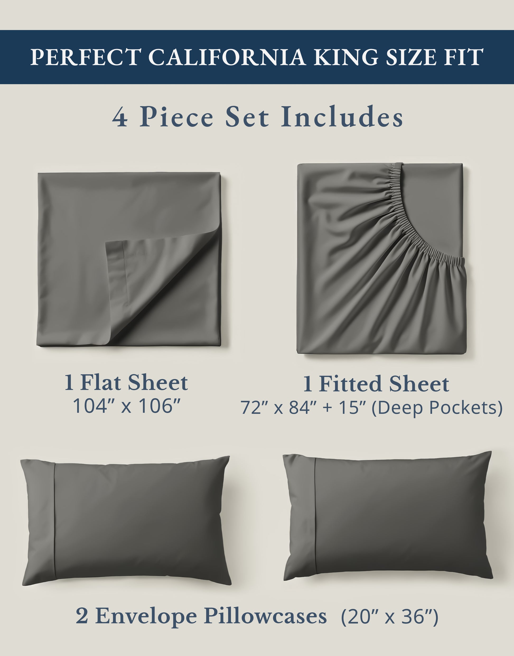 100% Organic Cotton-Charcoal
