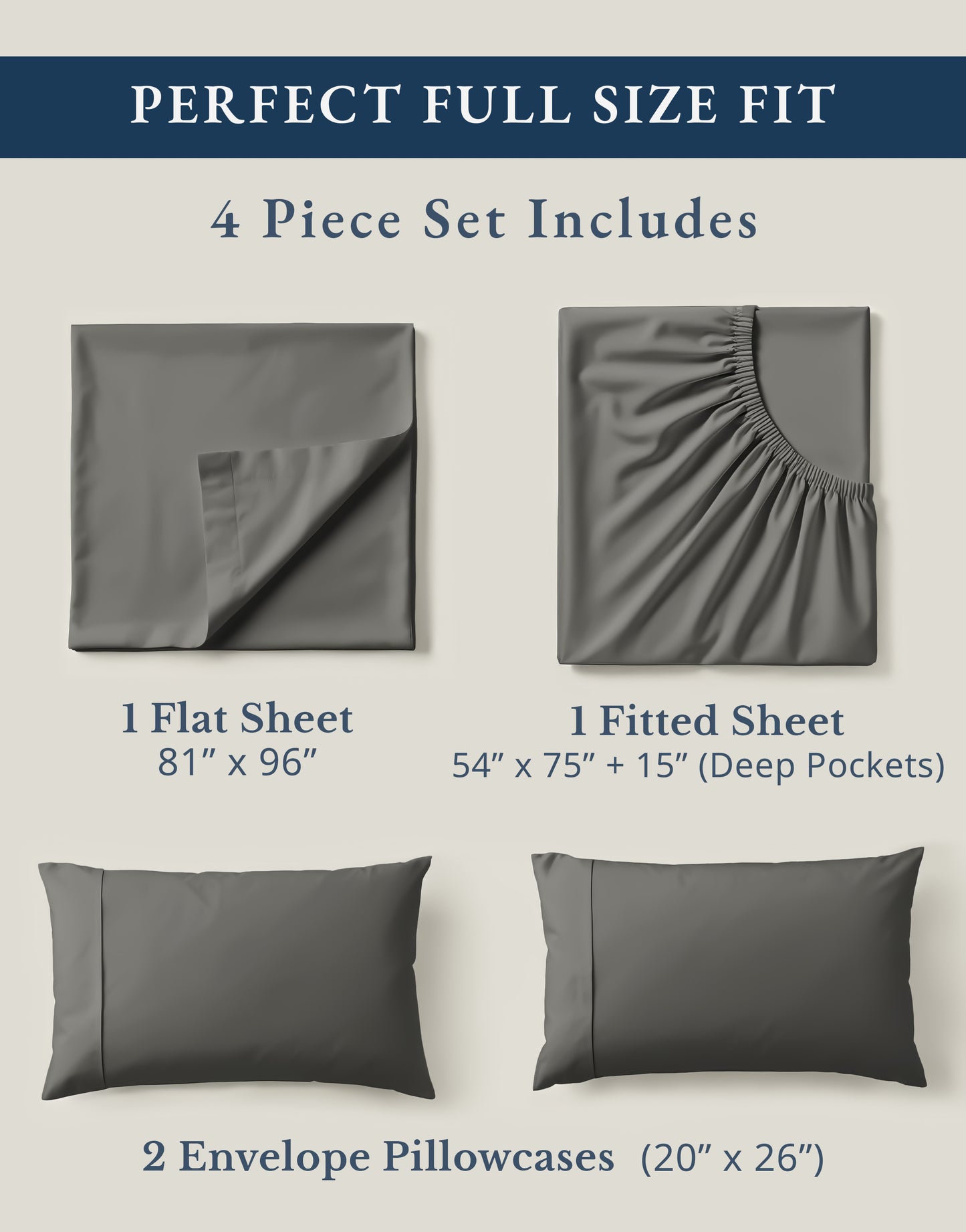 100% Organic Cotton-Charcoal