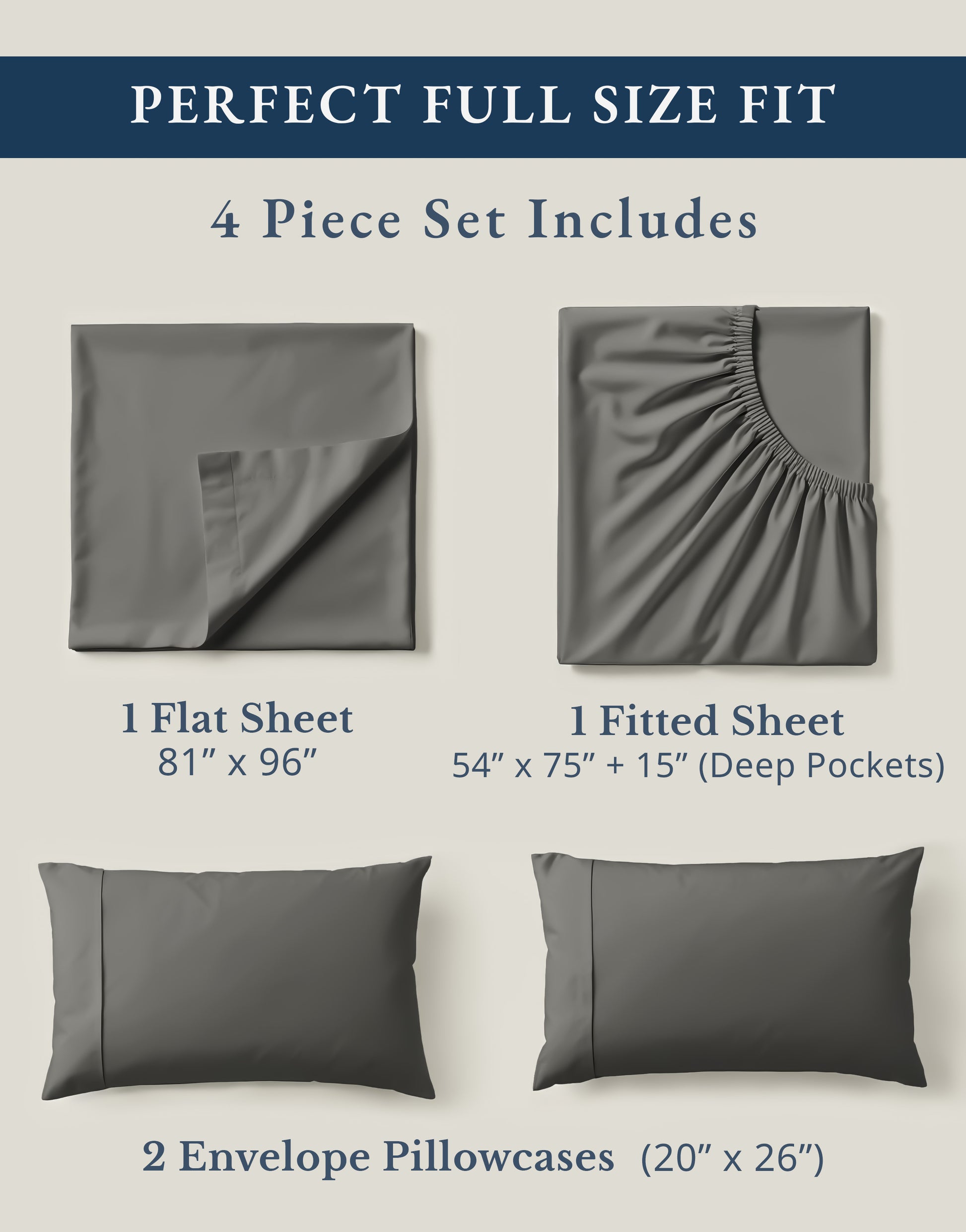 100% Organic Cotton-Charcoal