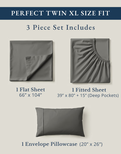 100% Organic Cotton-Charcoal