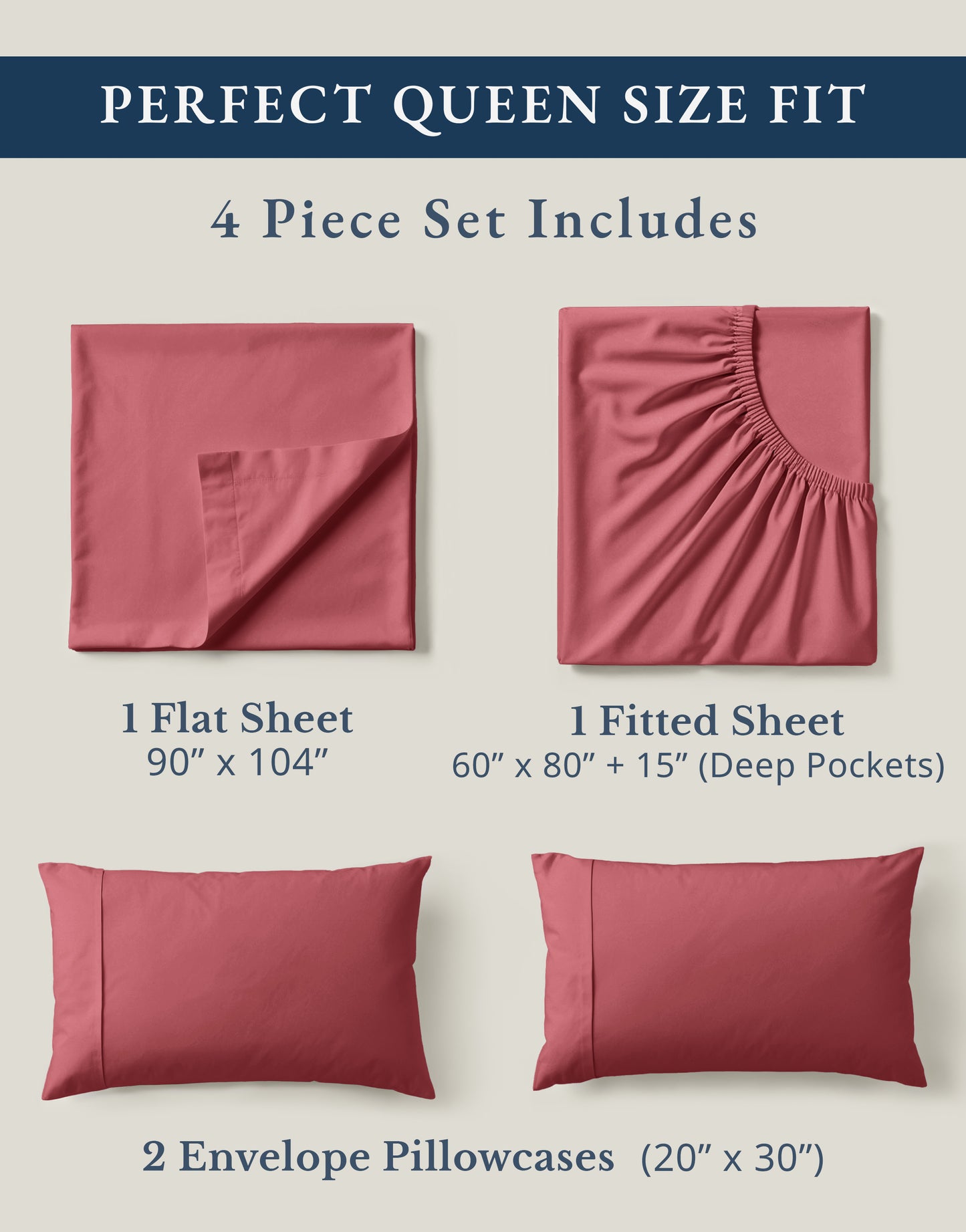 100% Organic Cotton-Mineral-Red