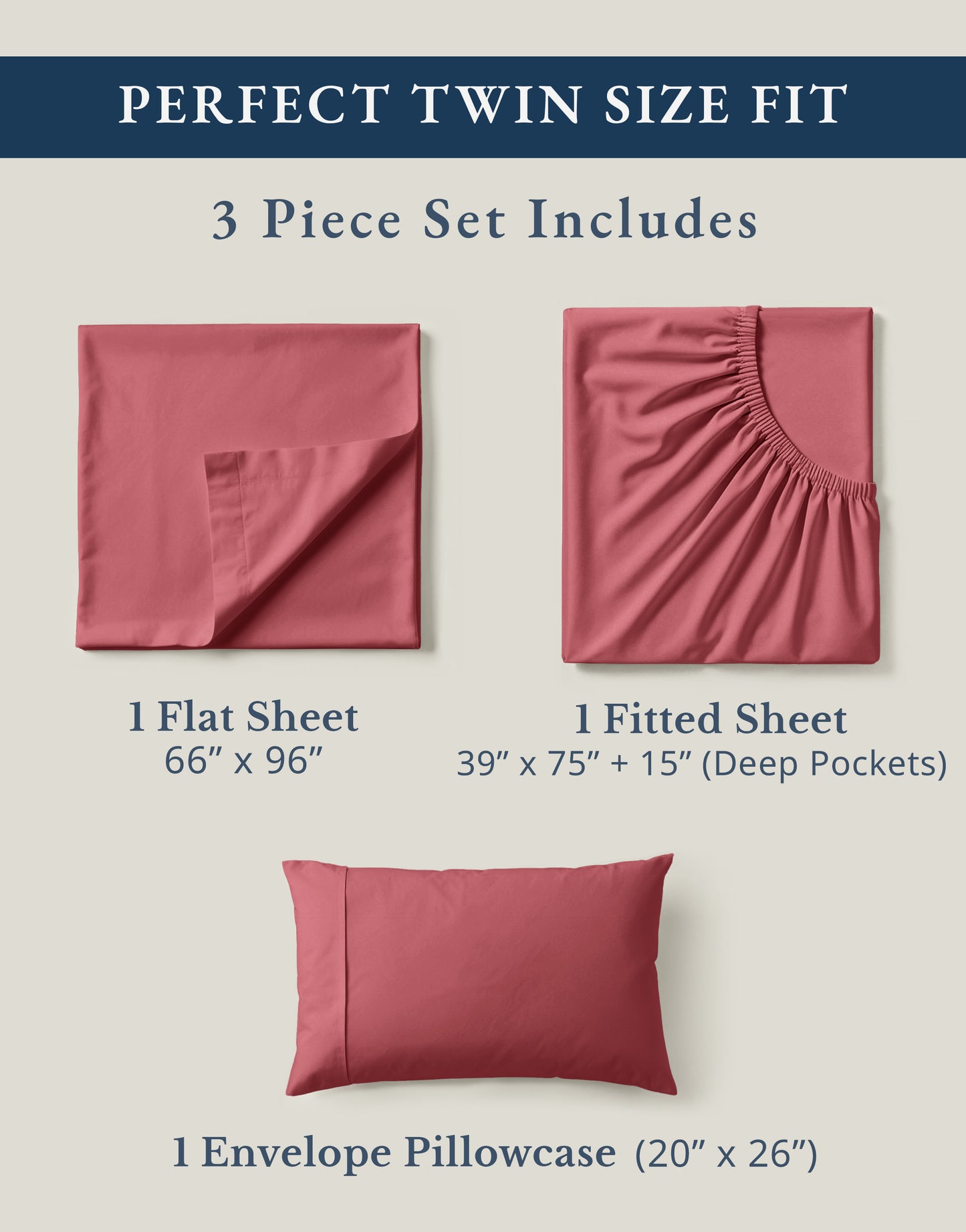 100% Organic Cotton-Mineral-Red