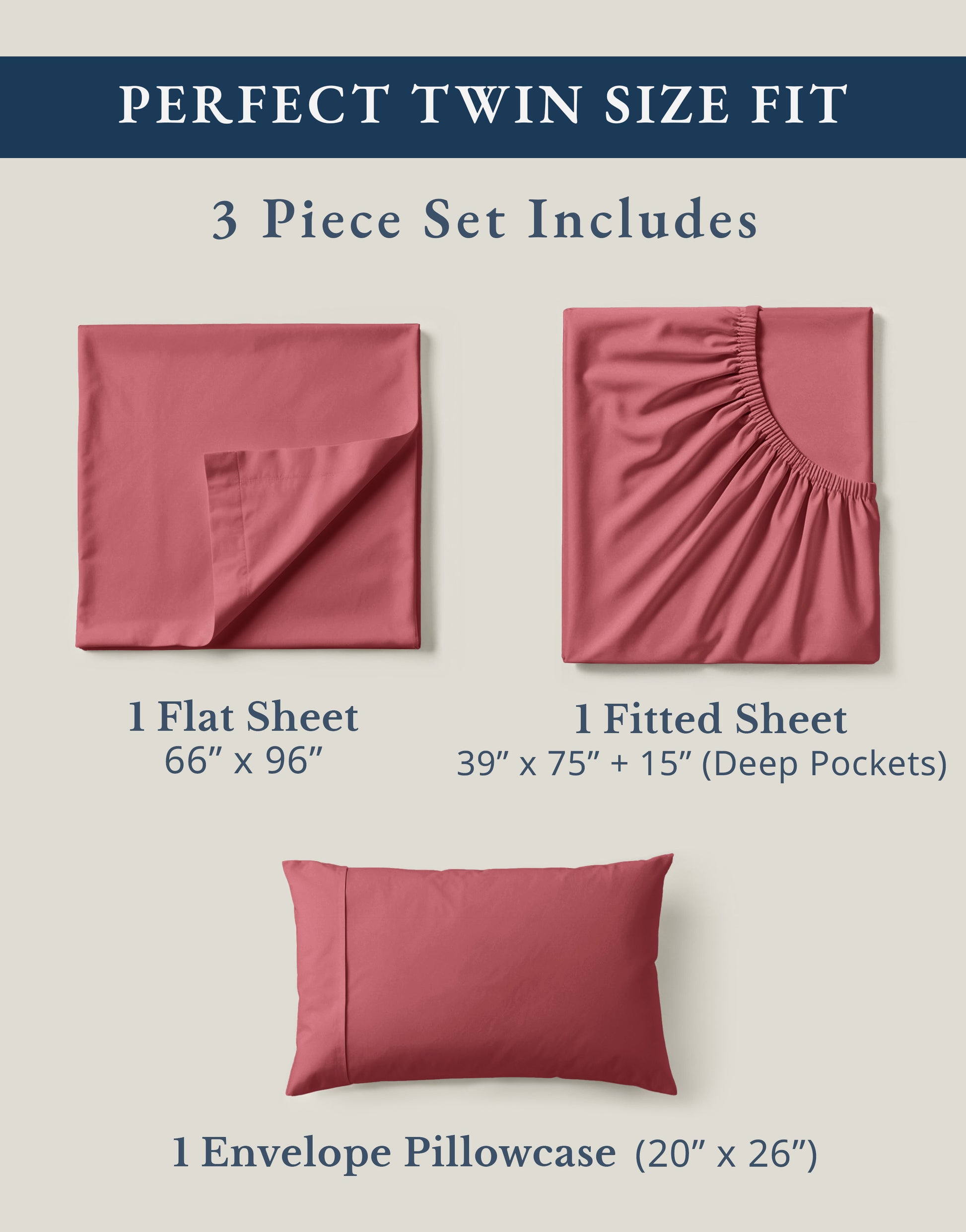100% Organic Cotton-Mineral-Red