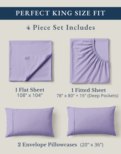 100% Organic Cotton-Orchid-Petal