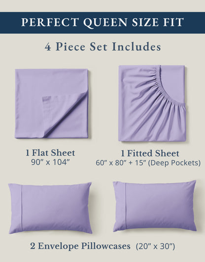 100% Organic Cotton-Orchid-Petal
