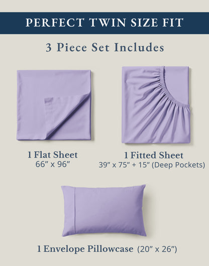 100% Organic Cotton-Orchid-Petal