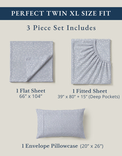 100% Organic Cotton-Polka-Dot-Blue